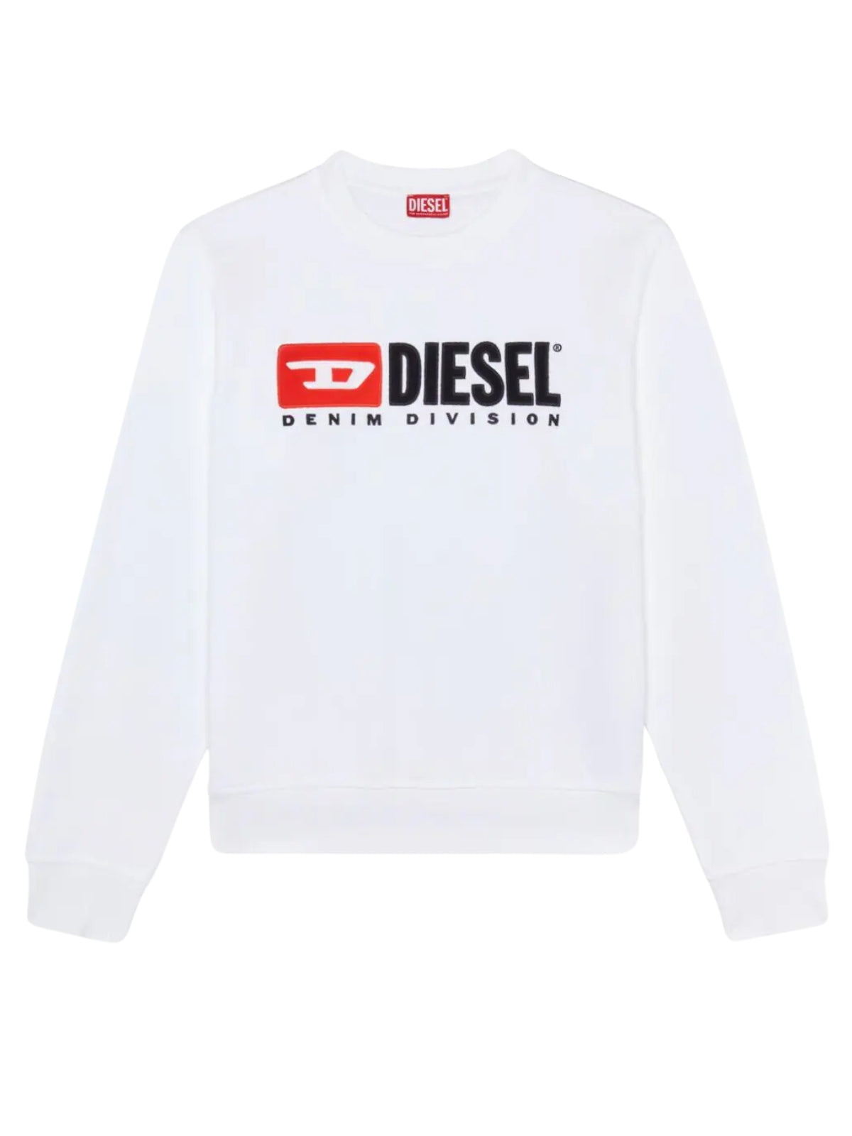 Diesel Sweater Ginn Logo White